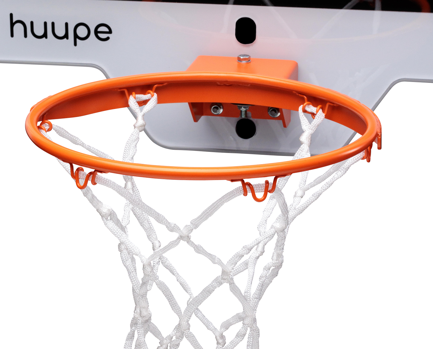 huupe mini breakaway rim and net close-up